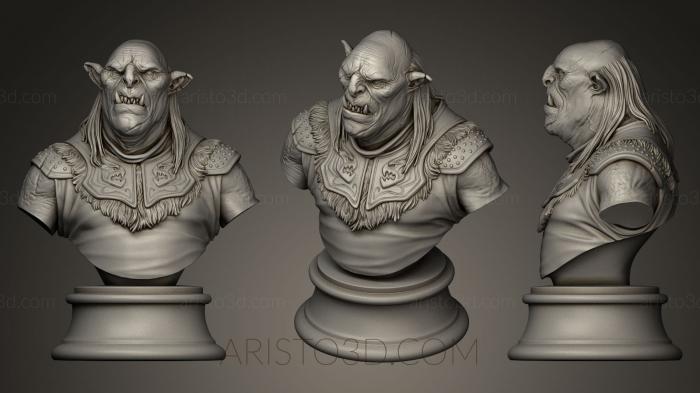 Busts of heroes and monsters (BUSTH_0192) 3D model for CNC machine